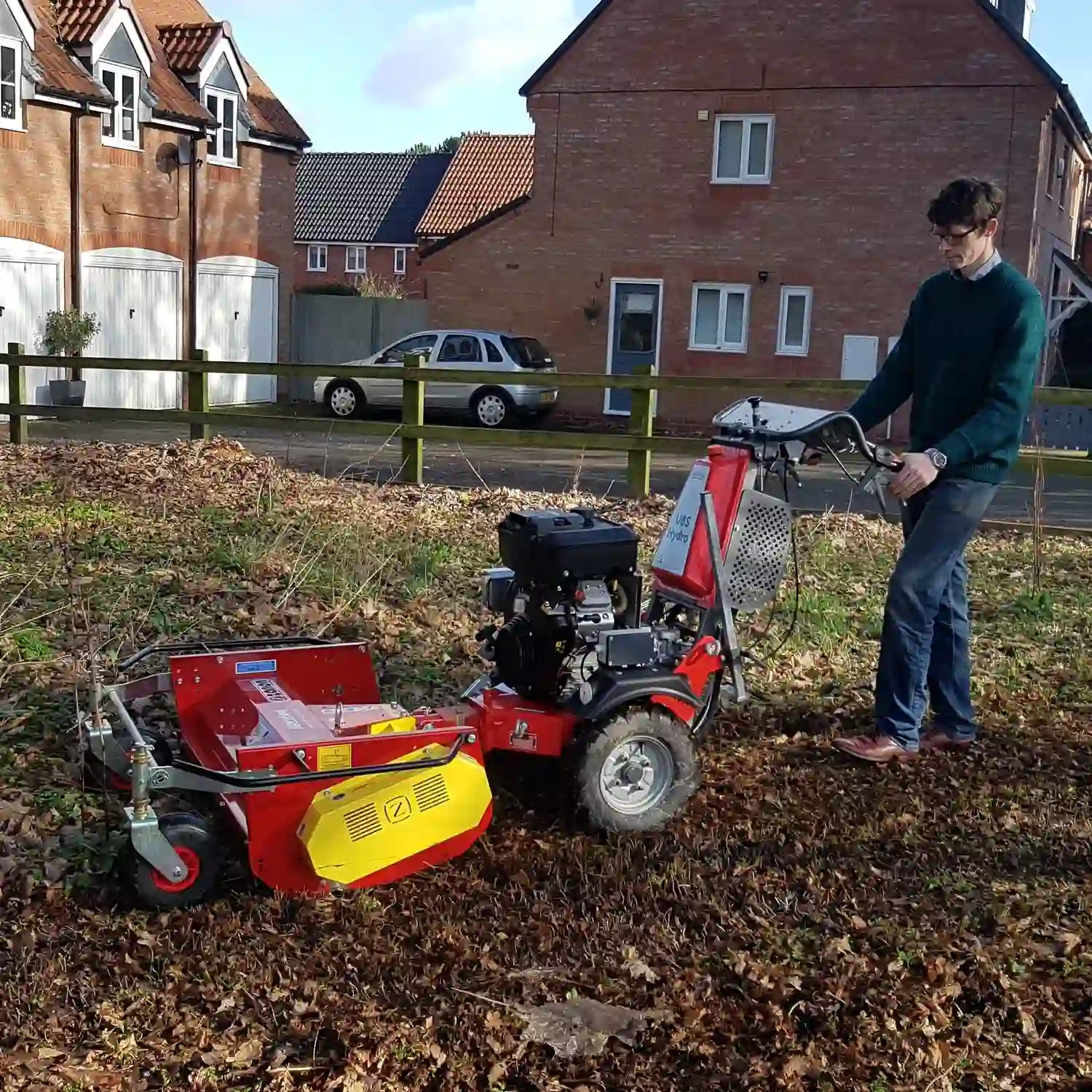 TSM 1100 - 110cm Flail Mower for 2 Wheel Tractors ...